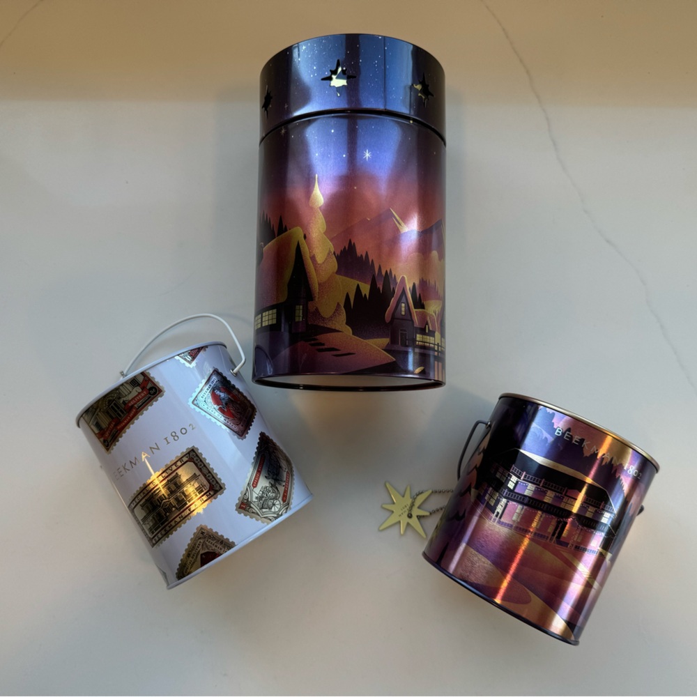 BEEKMAN 1802 🌺 SET OF 3 Rare and collectable TINS